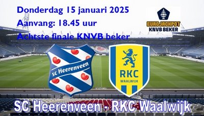 heerenveen - rkc waalwijk